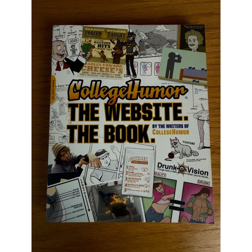 COLLEGEHUMOR The Website The Book Paperback Anthology Multicolor Humor Book